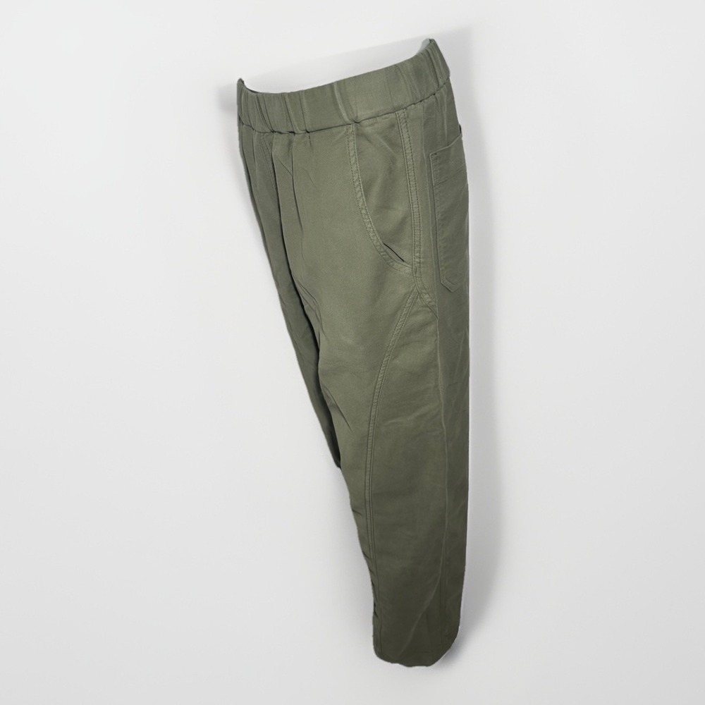 NWT Marine Layer Jessie Barrel Leg Pants Green Olive M  Drawstring Casual $128 - Picture 7 of 13